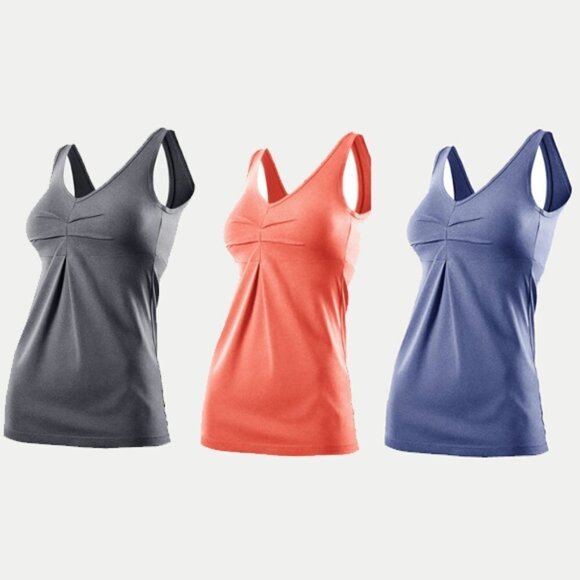 2xu Tops - BUNDLE lot 3 2xu movement tank tops active sport gym run athletics size S